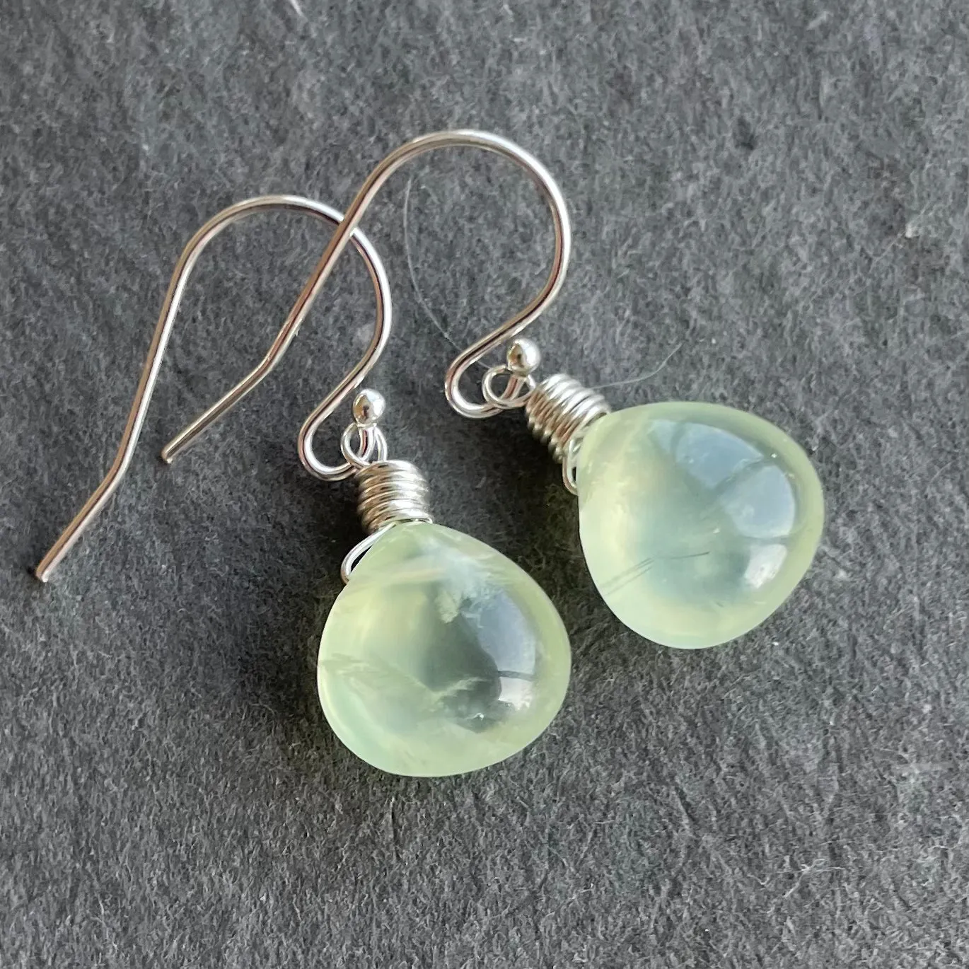 Prehnite Earrings