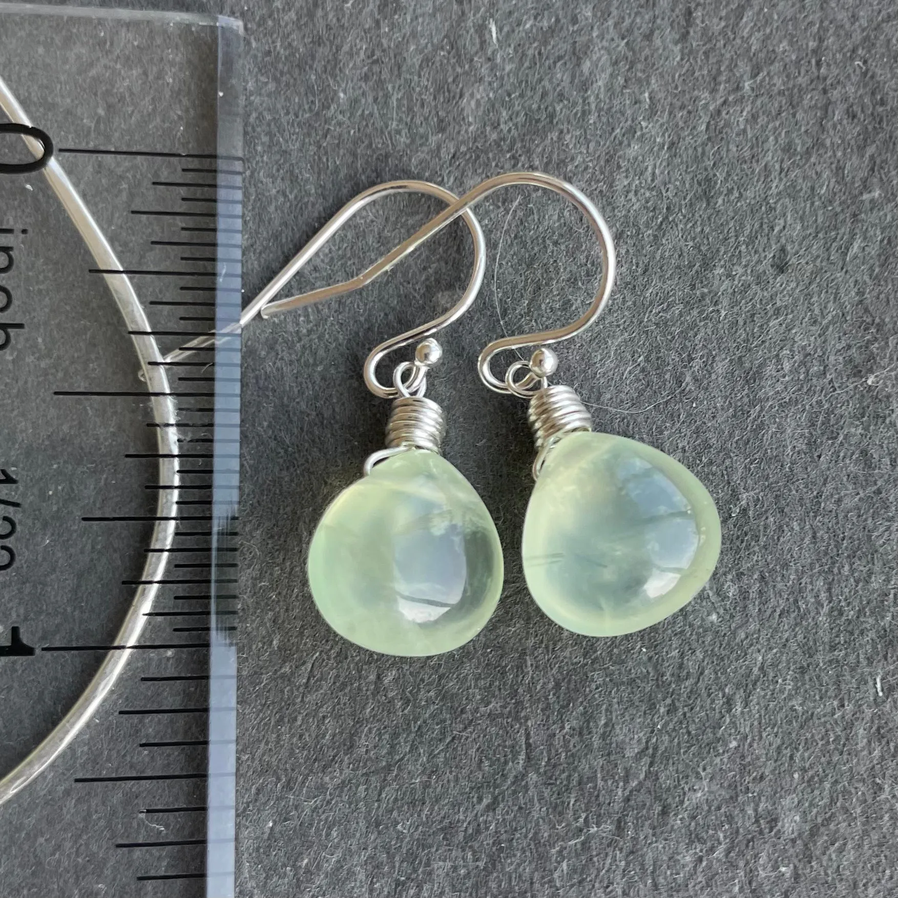 Prehnite Earrings