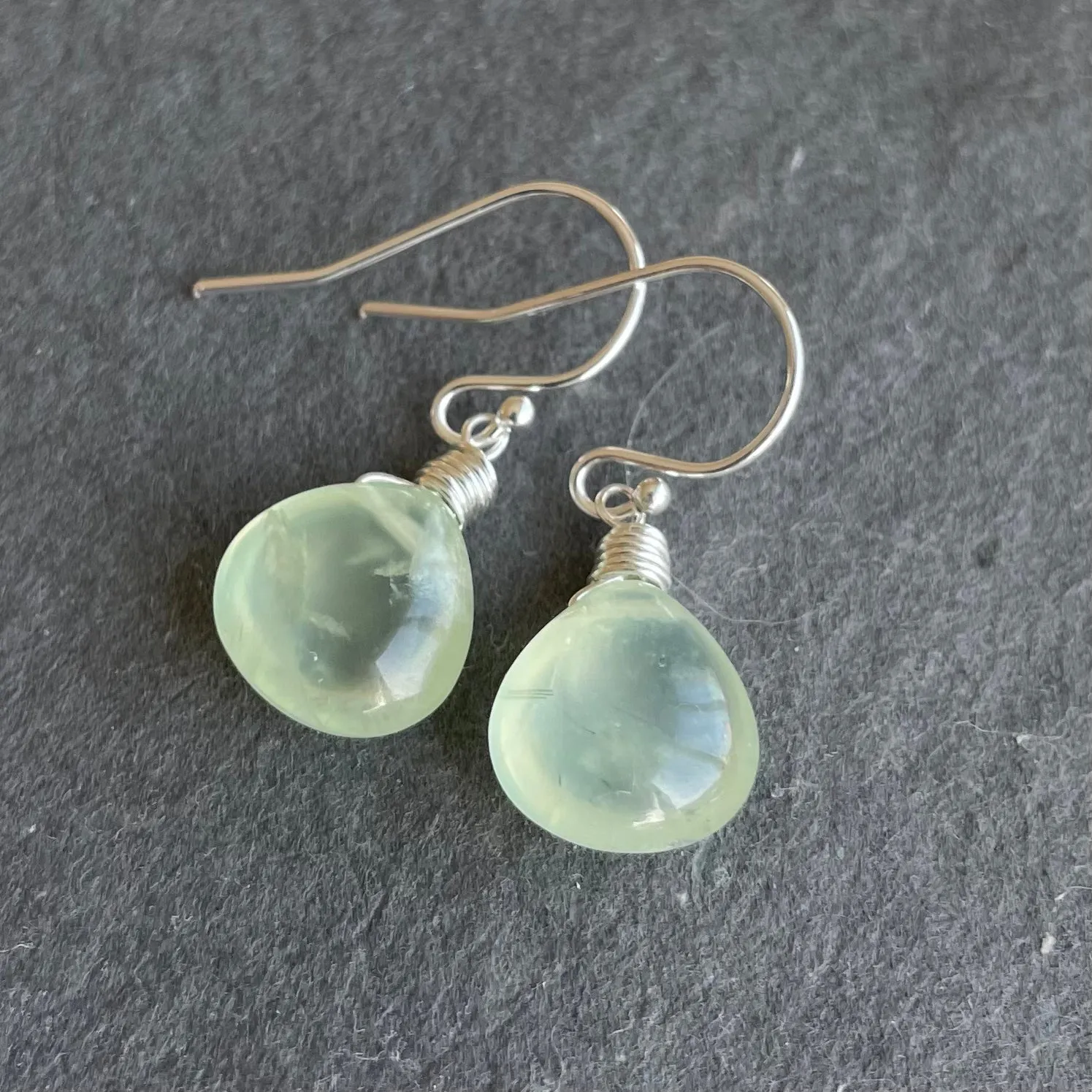 Prehnite Earrings