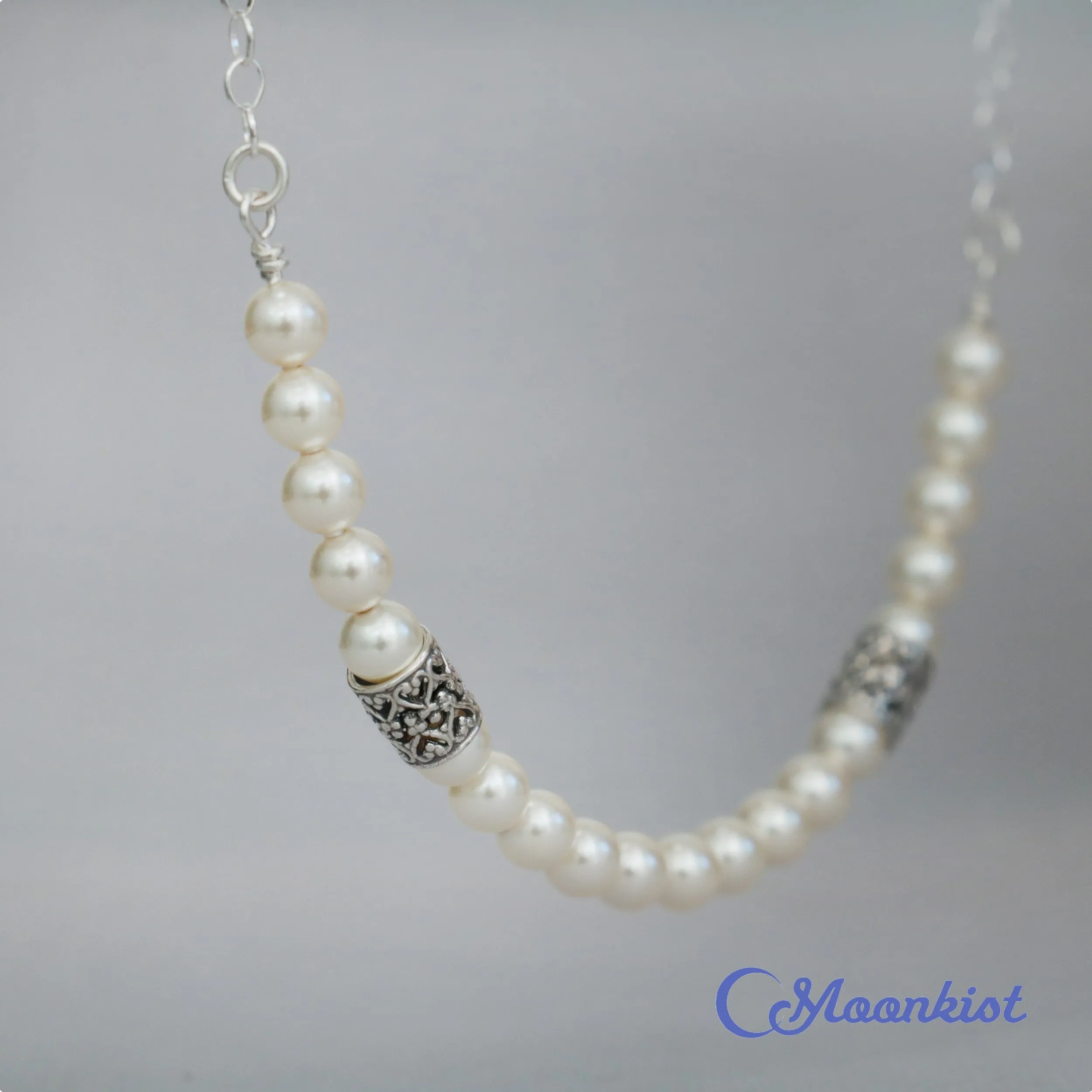 Romantic Pearl Necklace| Moonkist Designs