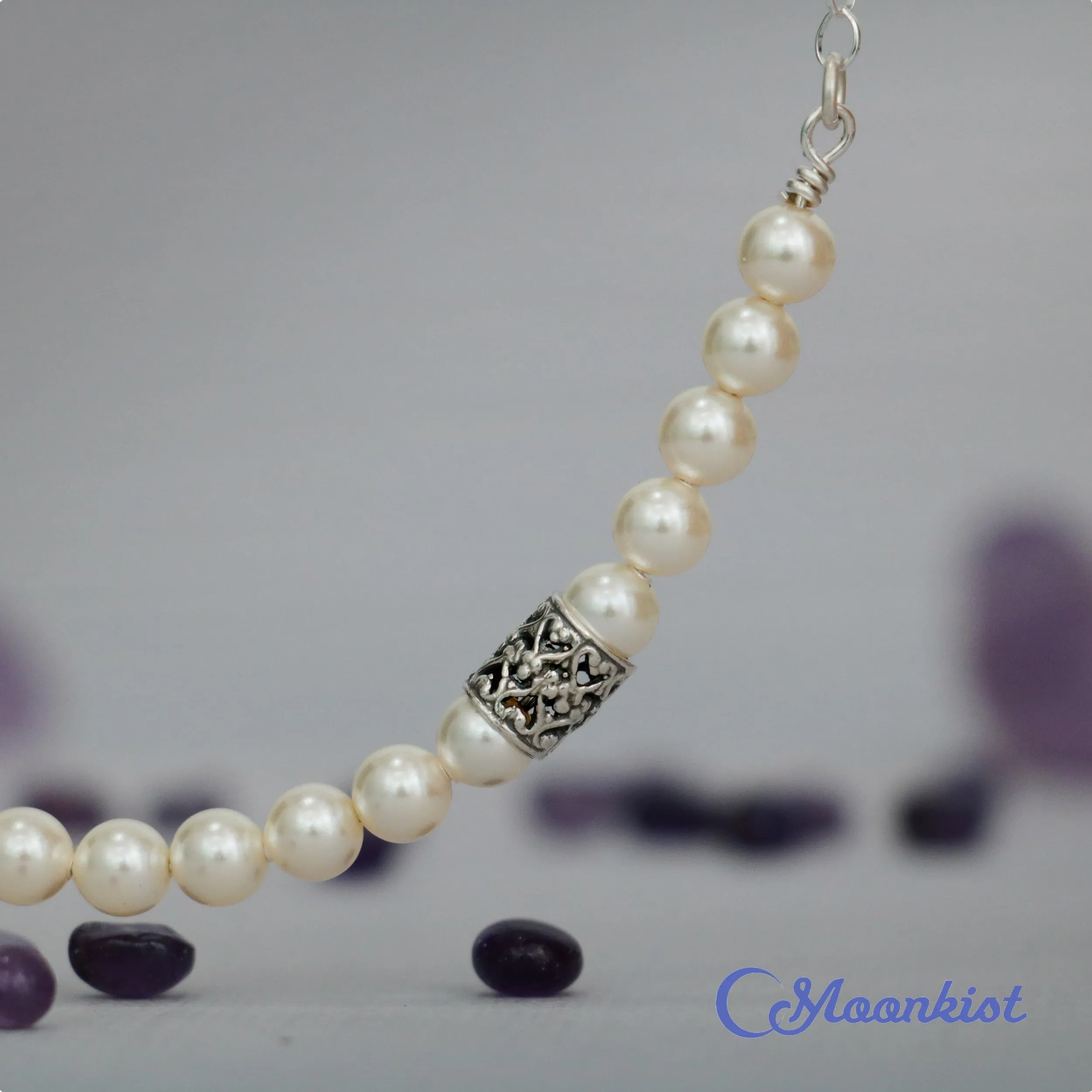 Romantic Pearl Necklace| Moonkist Designs