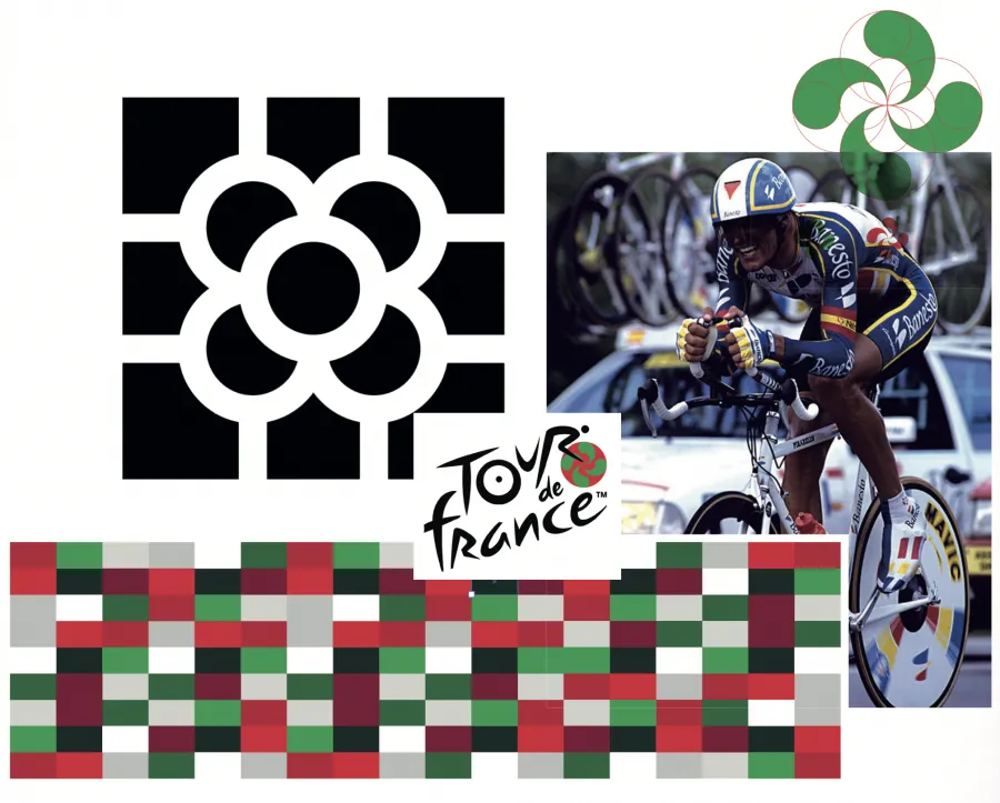 Santini Tour De France Grand Depart Florence Cycling Cap - Print