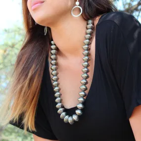 Silver Beaded Necklace