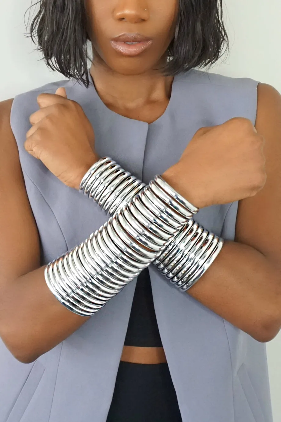 Silver Gladiator Cuff