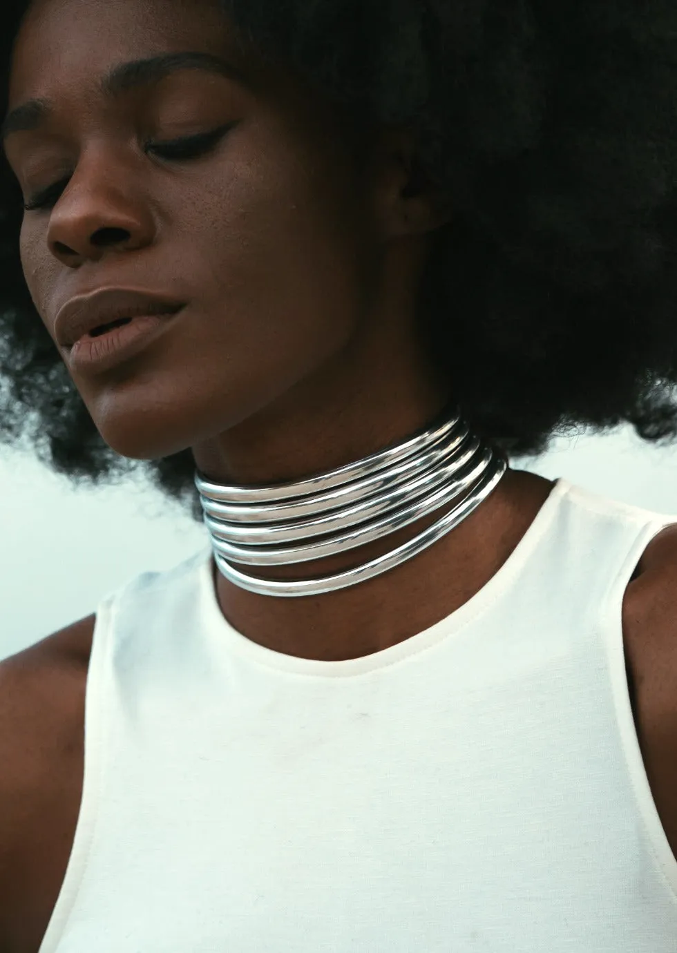 Silver Ndebele Choker