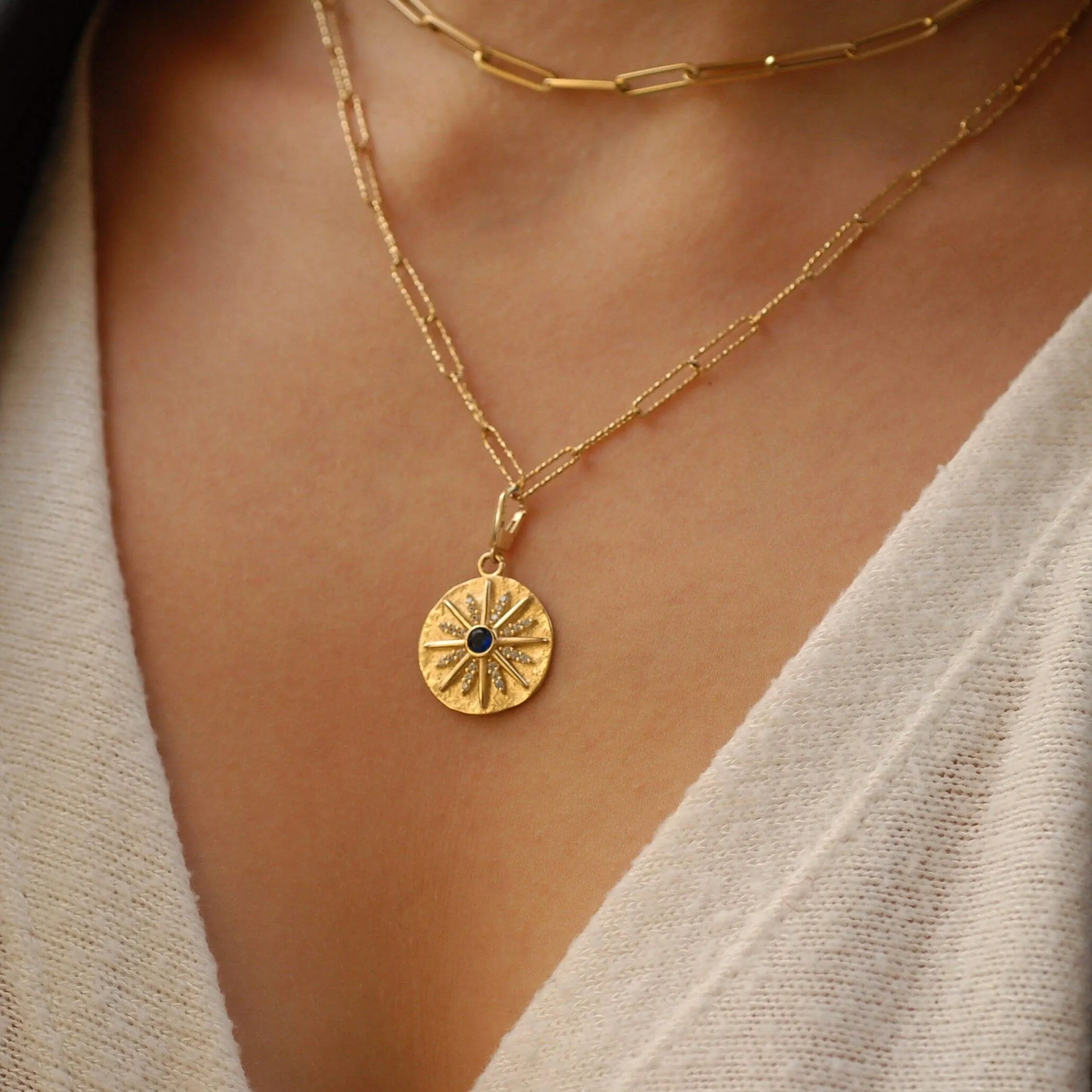 Sunshine Charm | 14K Solid Gold