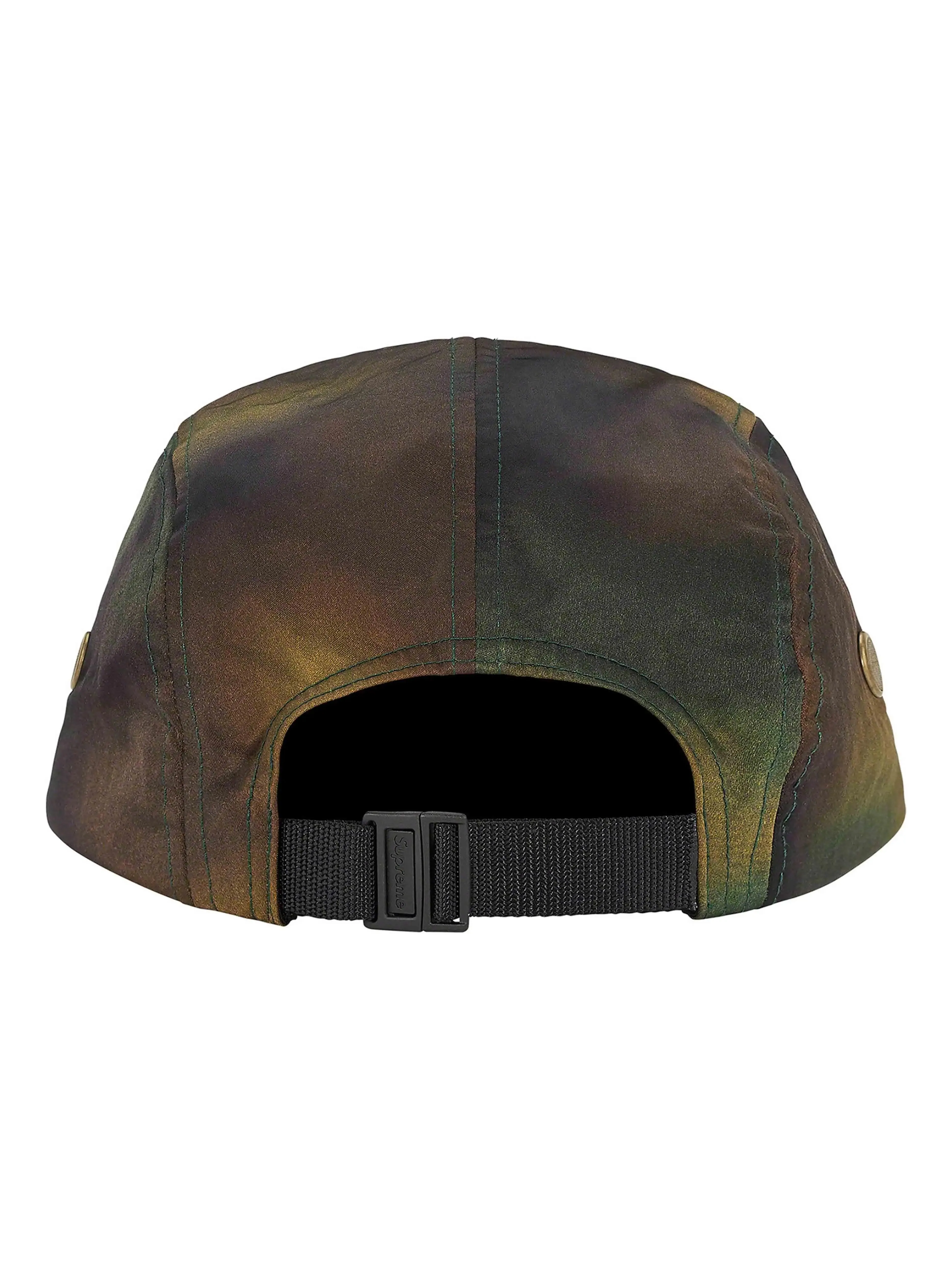 Supreme Washed Satin Camo Camp Cap Woodland Camo [SS21]