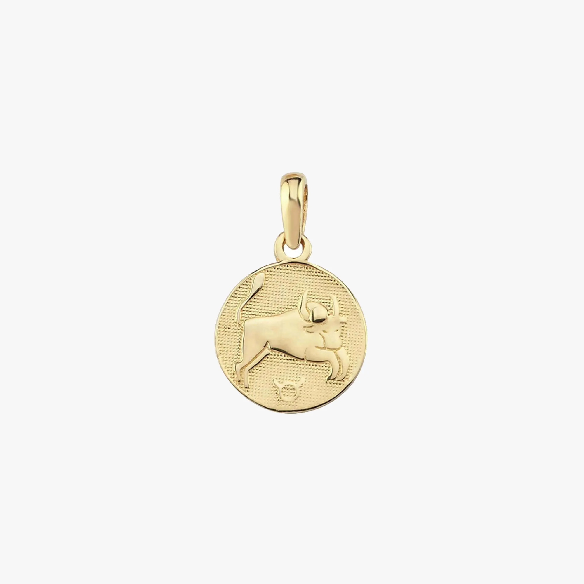 Taurus Zodiac Necklace | 14K Solid Gold