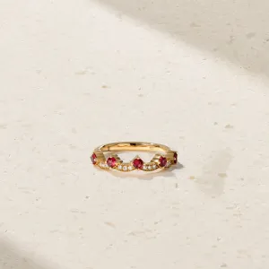 Tiara Ruby and Diamond Ring